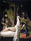 Louis Canvas Paintings - Louis d'Orleans Showing his Mistress
